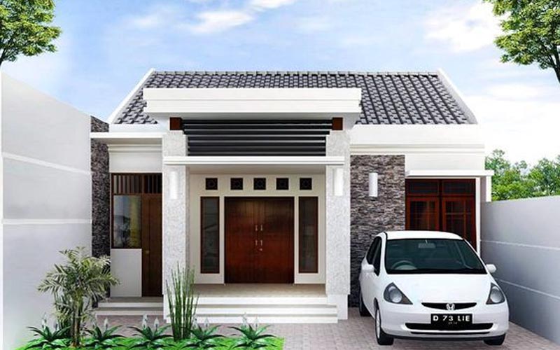 Detail Bentuk Pilar Teras Rumah Nomer 51