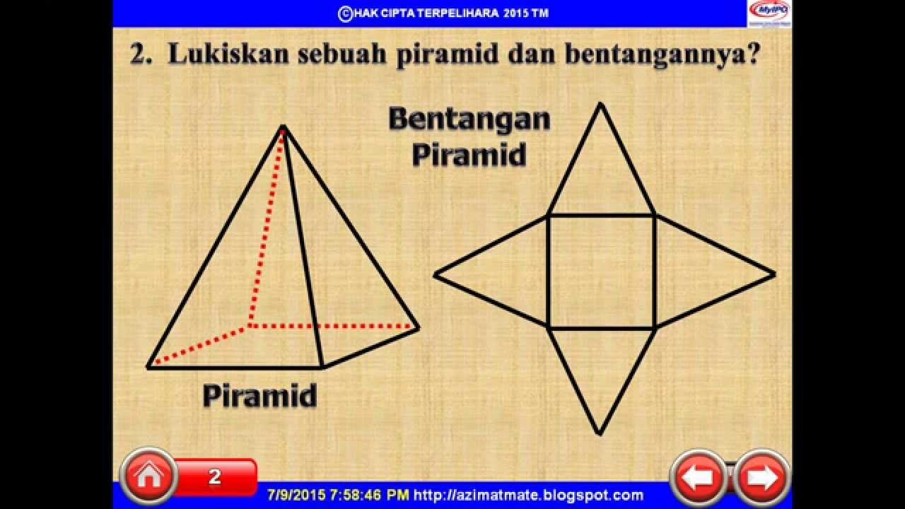 Detail Bentuk Piramid 3d Nomer 4