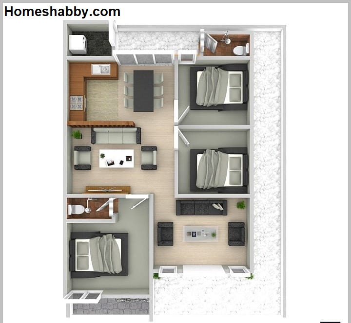 Detail Bentuk Ruangan Rumah Minimalis Nomer 46