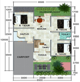 Detail Bentuk Rumah Type 60 Nomer 13