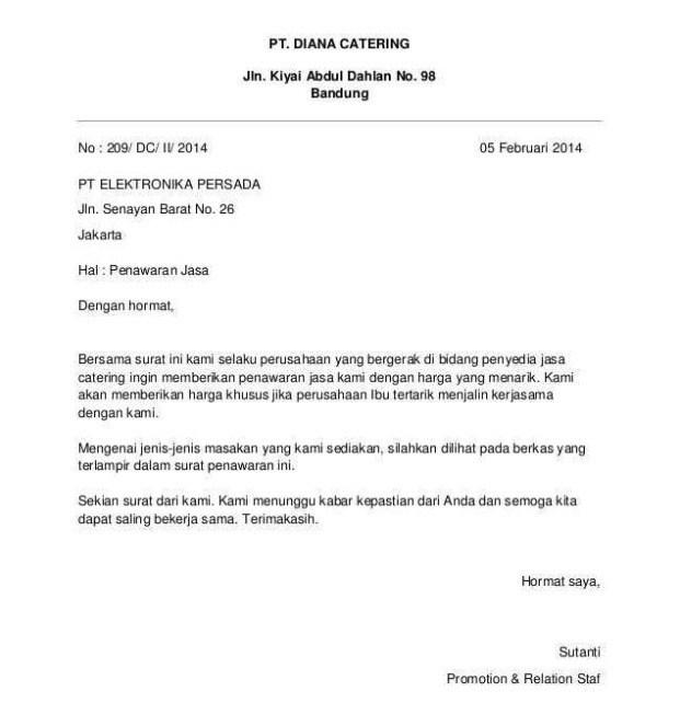 Detail Bentuk Surat Promosi Penjualan Seperti Nomer 5