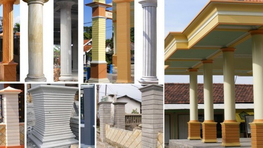 Detail Bentuk Tiang Teras Rumah Nomer 29