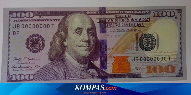 Detail Bentuk Uang 100 Dolar Nomer 27