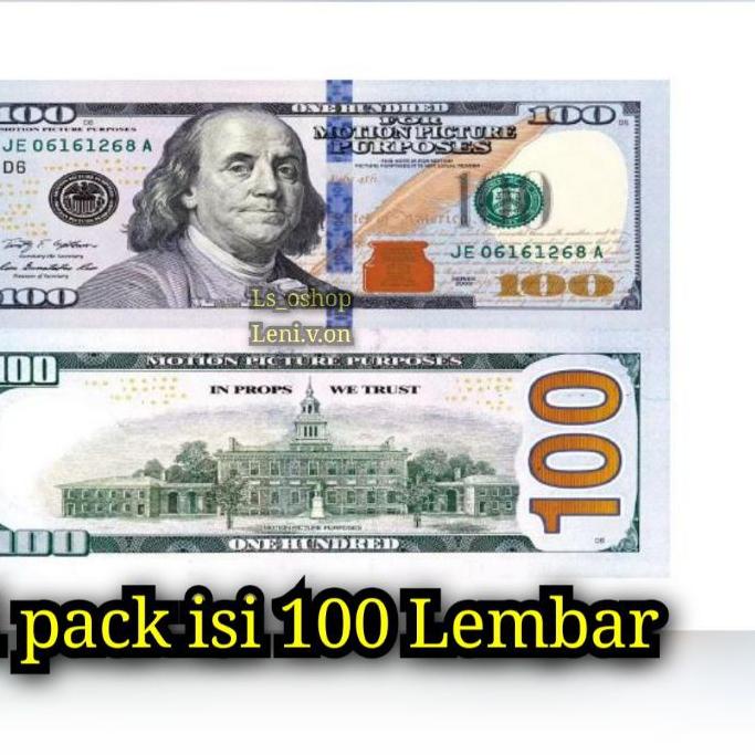 Detail Bentuk Uang 100 Dolar Nomer 45