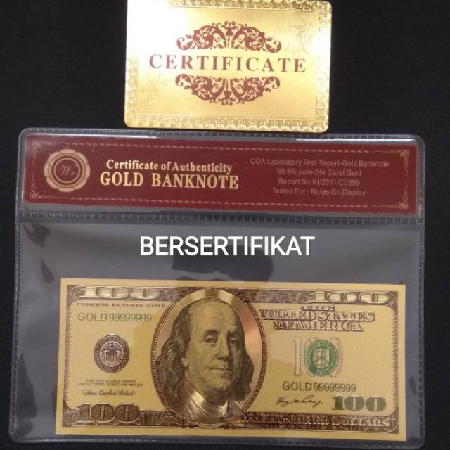 Detail Bentuk Uang 100 Dolar Nomer 57