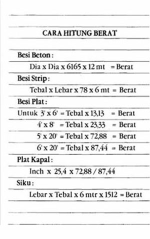 Detail Berat Plat Baja Nomer 33