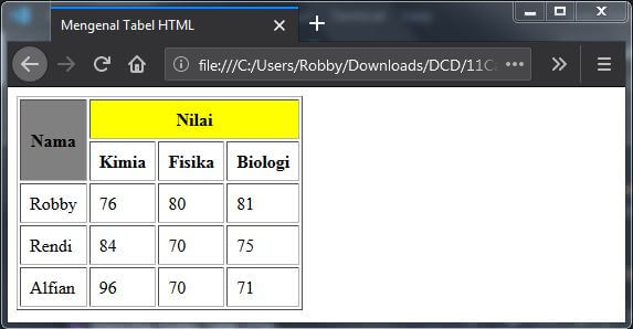 Detail Berbagai Posisi Gambar Dalam Tabel Html Nomer 3