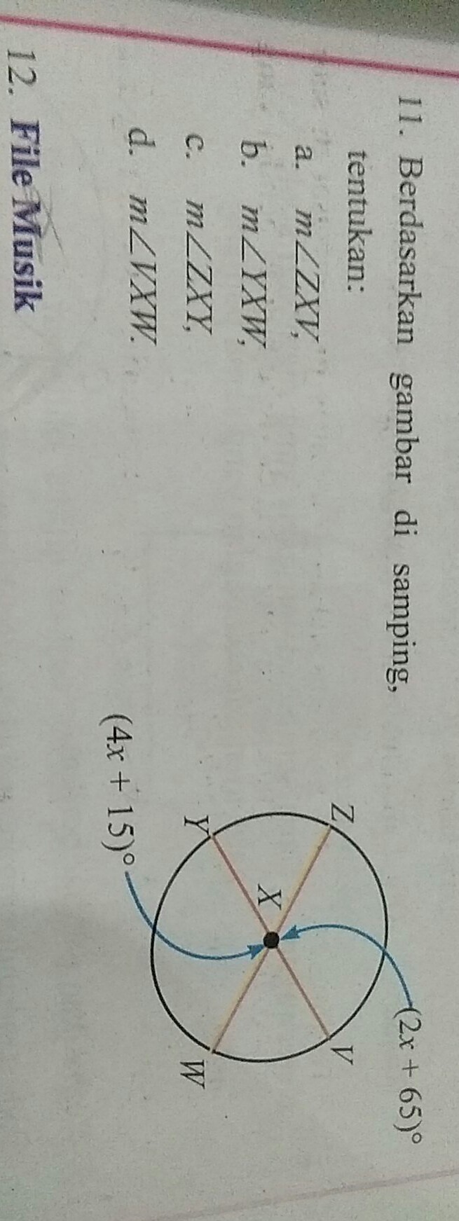 Detail Berdasarkan Gambar Disamping Tentukan Nomer 6