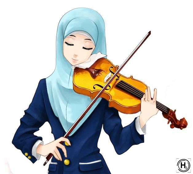 Bermain Musik Islami Gambar - KibrisPDR