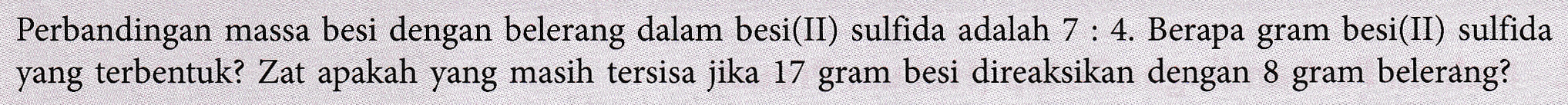 Detail Besi Ii Sulfida Nomer 54