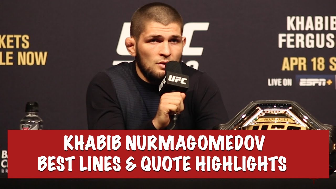 Detail Best Khabib Quotes Nomer 14