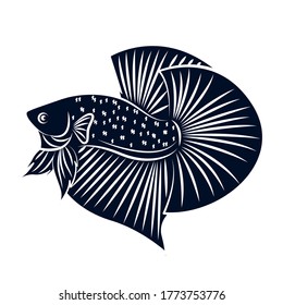 Detail Betta Fish Logo Vector Nomer 28