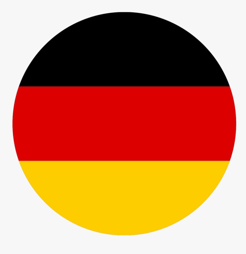 Germany Flag Round - KibrisPDR