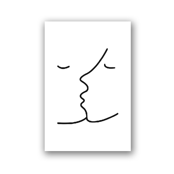 Detail Gesicht Eine Linie Nomer 24