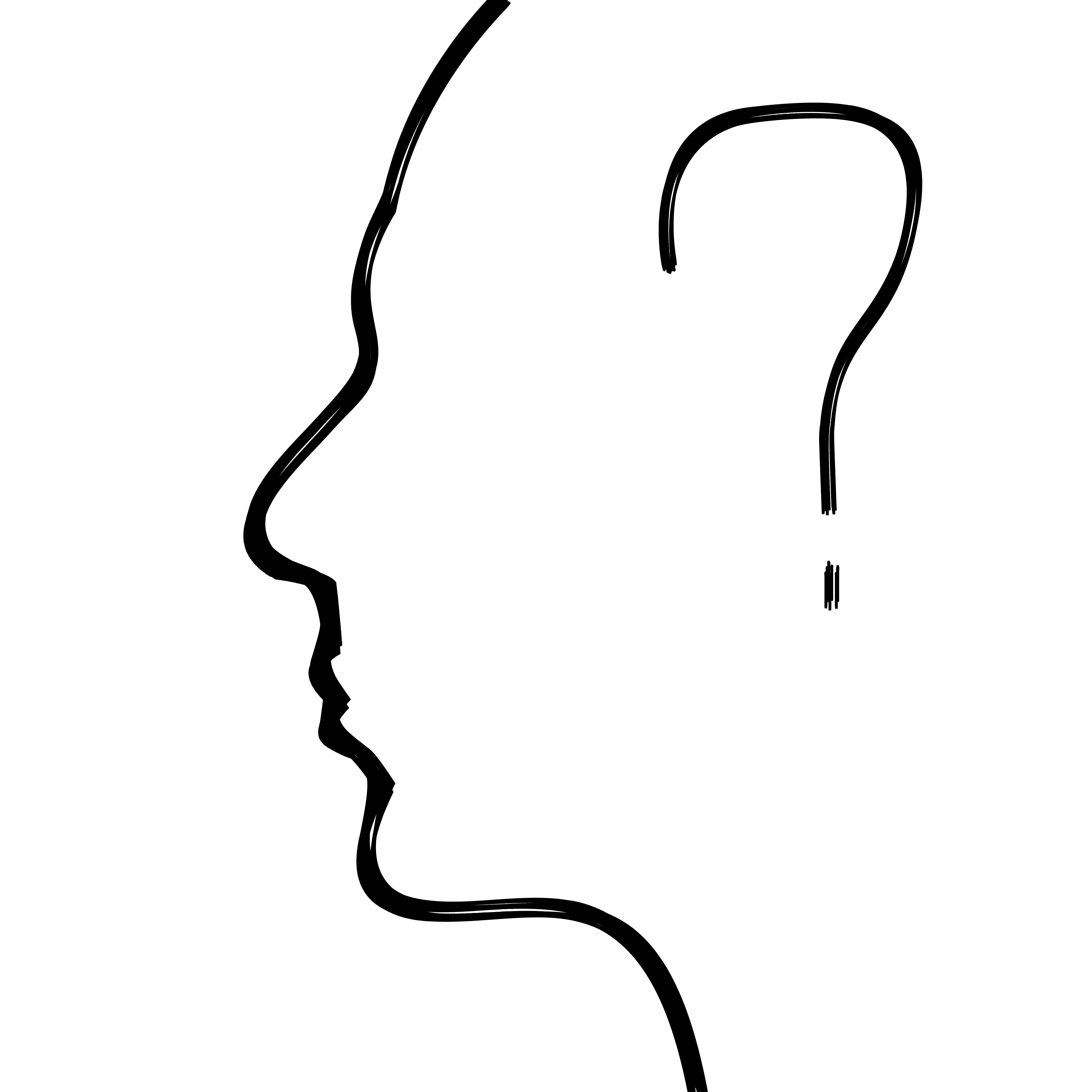 Detail Gesicht Eine Linie Nomer 6
