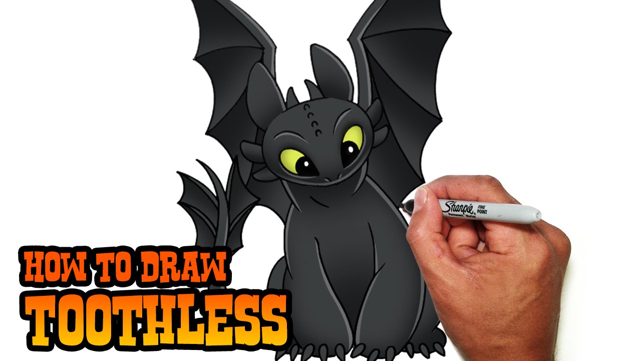 Detail Toothless Drawing Hiccup Nomer 4