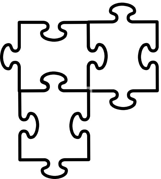 Detail Puzzle Vector Nomer 10