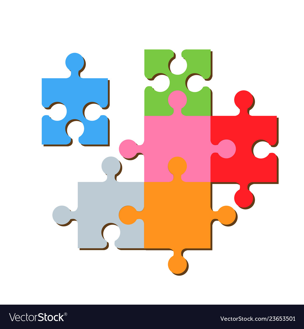 Detail Puzzle Vector Nomer 7