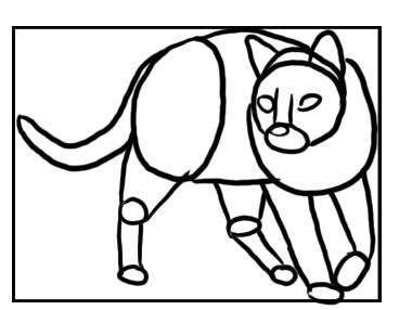 Detail Skizze Katze Nomer 12