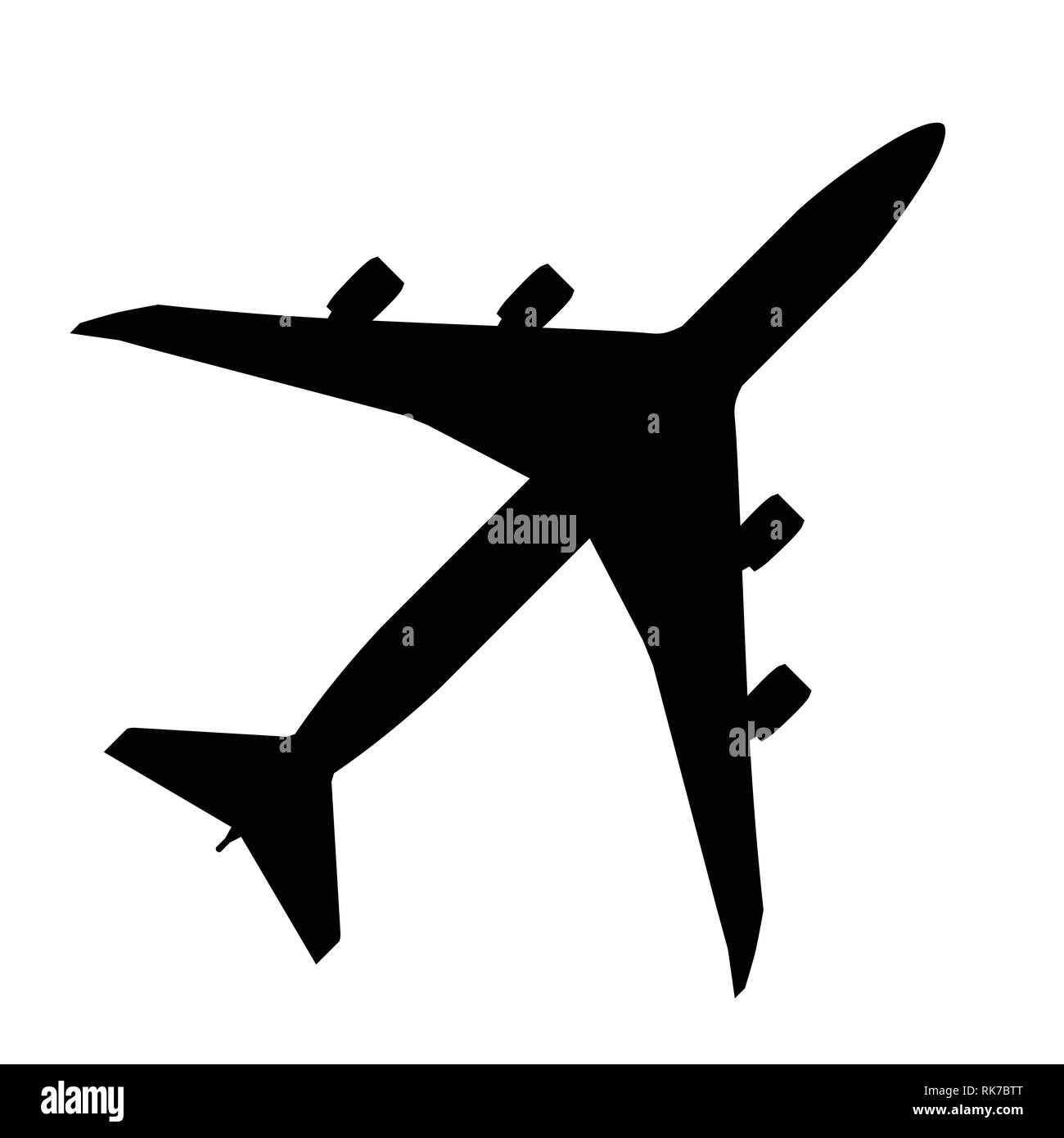 Detail Airplane Black White Nomer 18