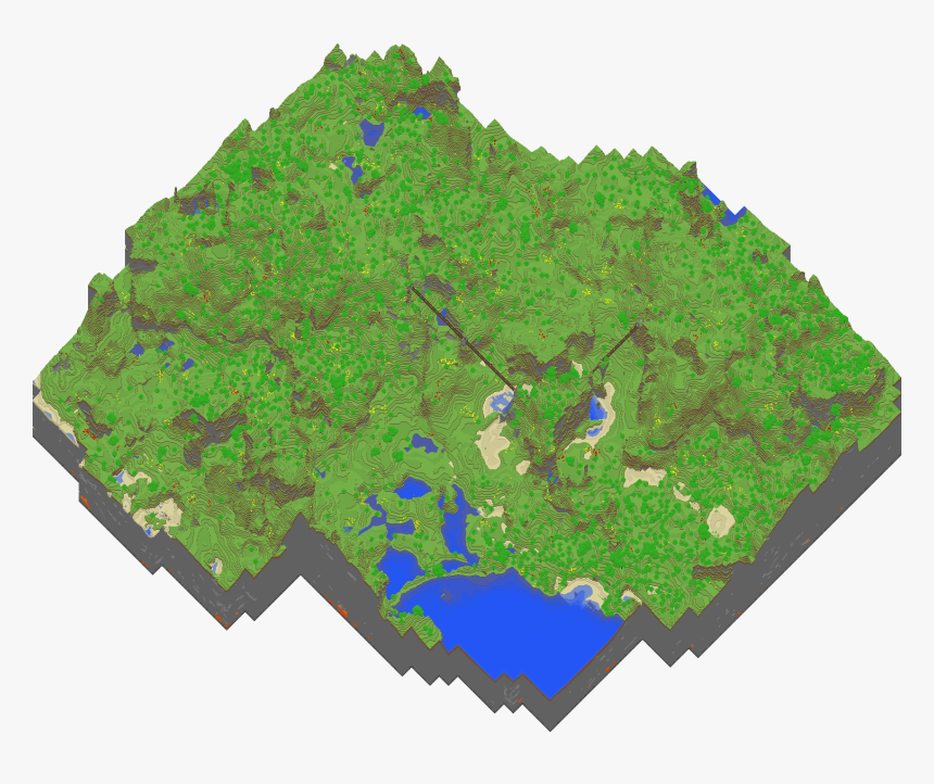 Minecraft Isometric Map - KibrisPDR