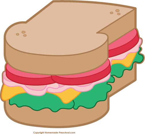 Detail Sandwich Clip Art Nomer 14