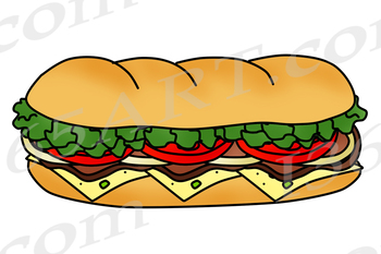 Detail Sandwich Clip Art Nomer 16