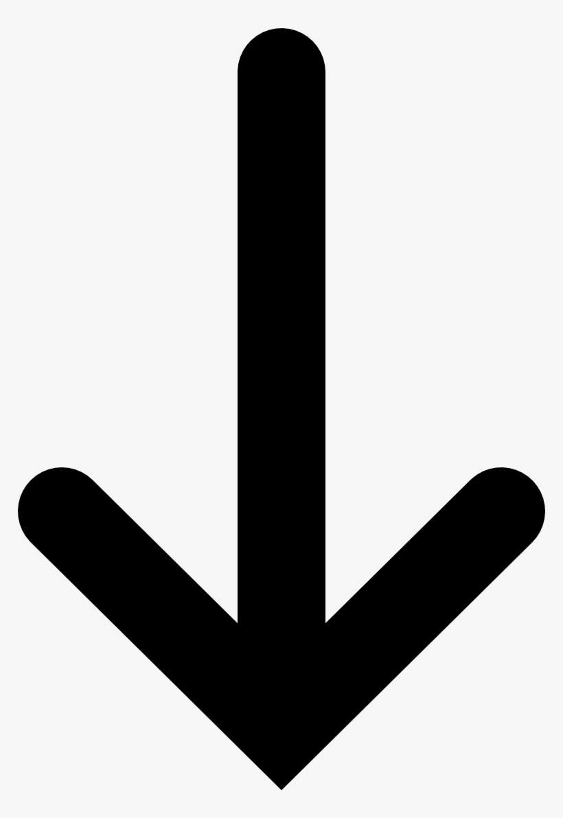 Detail White Arrow Down Nomer 14