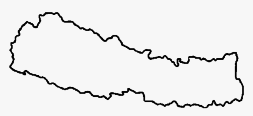 Nepal Map Outline - KibrisPDR