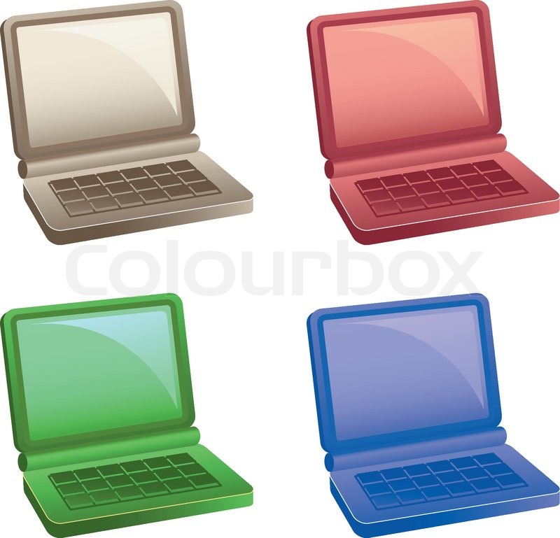 Laptop In Farbe - KibrisPDR