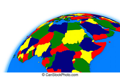 Detail Politische Karte Afrika Nomer 18