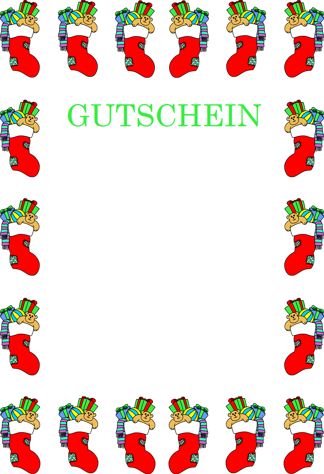 Detail Weihnachtsgeschenk Gutschein Vorlage Nomer 5