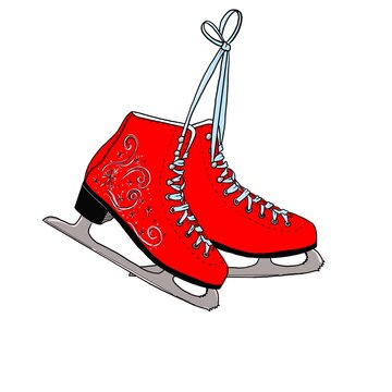 Red Ice Skates - KibrisPDR