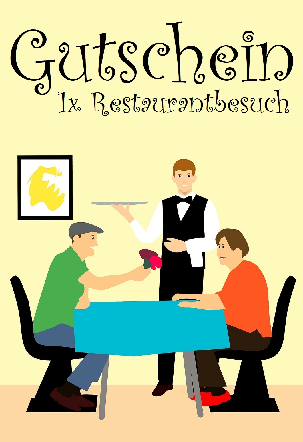 Restaurant Gutschein Vorlage - KibrisPDR