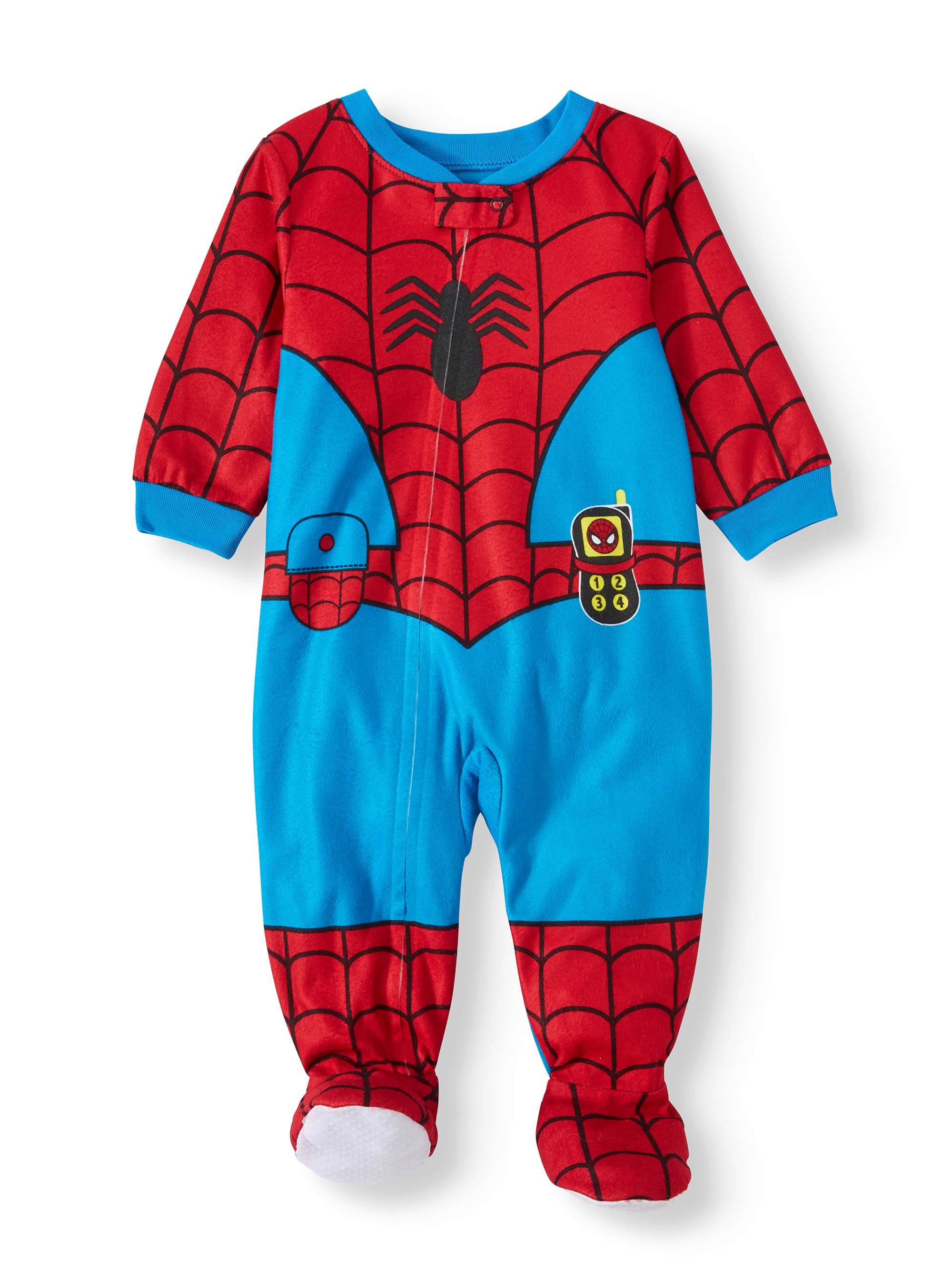 Detail Spiderman Blanket Sleeper Nomer 9