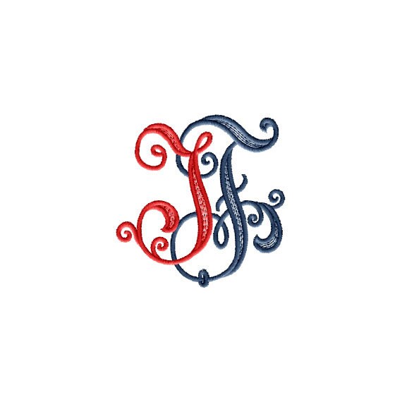 Detail Monogramm 2 Buchstaben Nomer 10