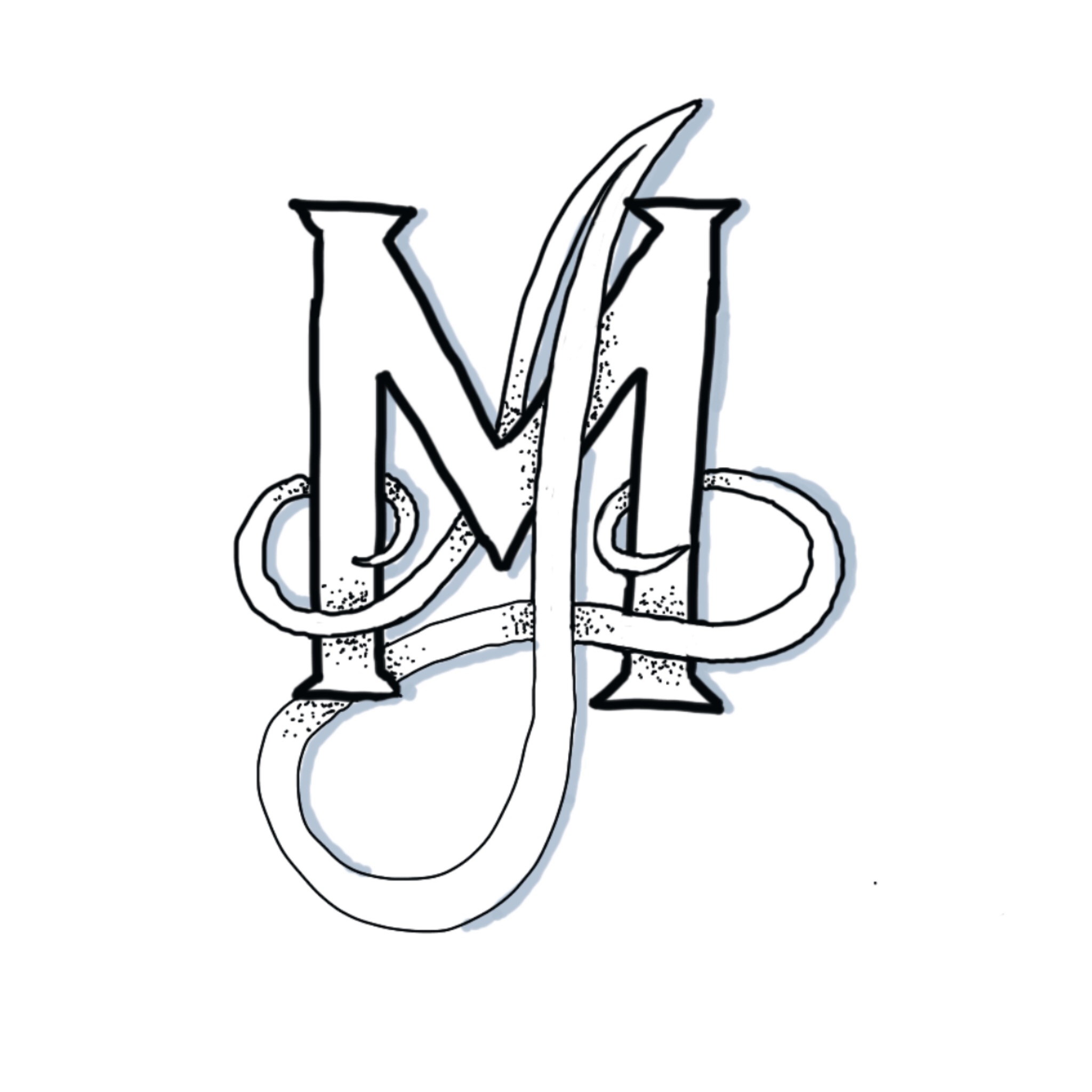 Detail Monogramm 2 Buchstaben Nomer 9