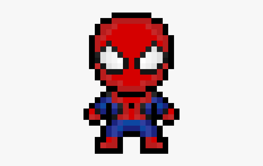 Detail Pixel Spiderman Nomer 17