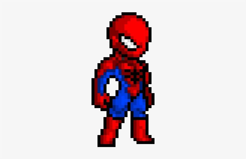 Detail Pixel Spiderman Nomer 4