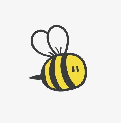 Cute Bee Drawing - KibrisPDR