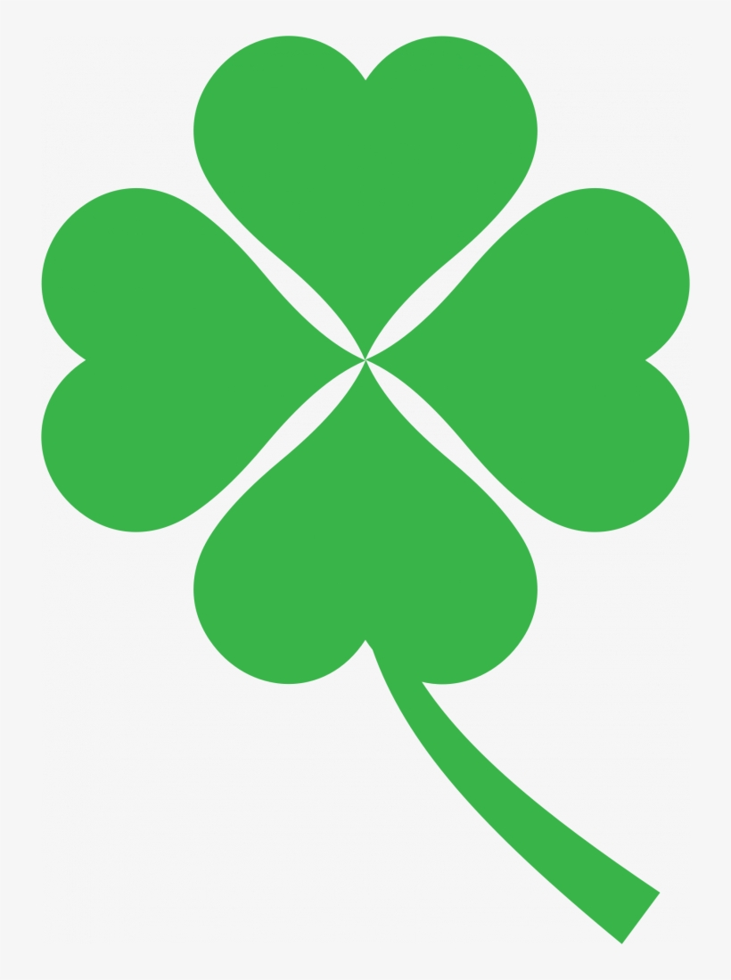 Detail Transparent Four Leaf Clover Vector Nomer 7