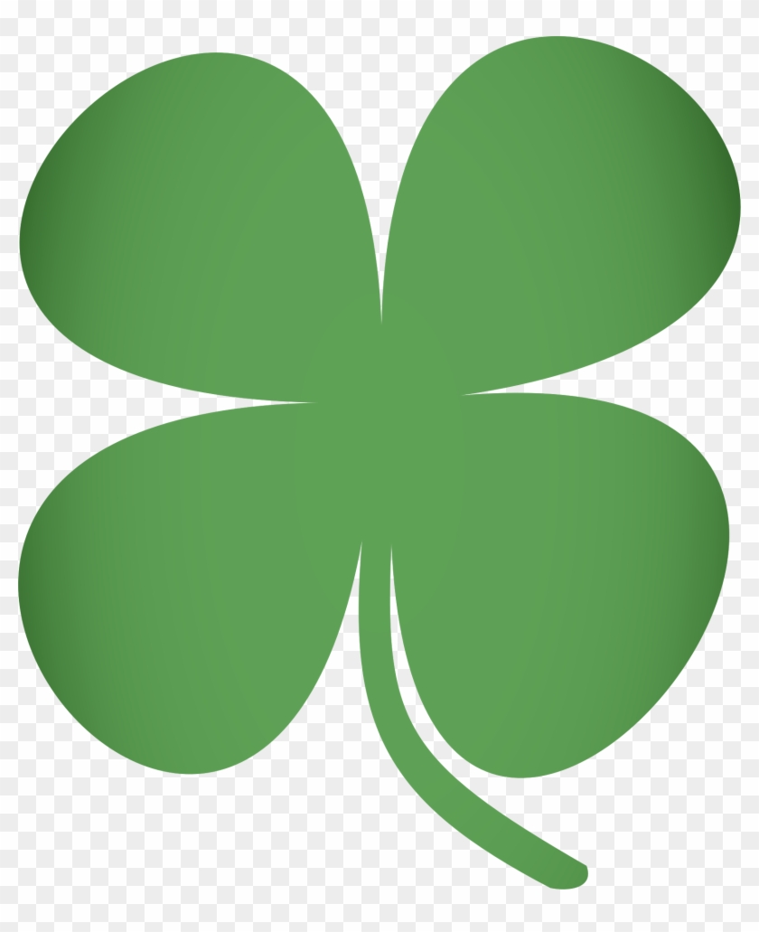 Detail Transparent Four Leaf Clover Vector Nomer 5