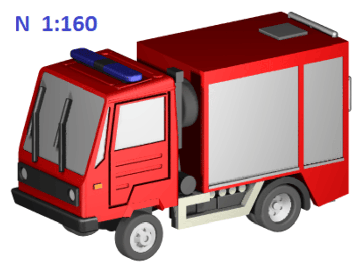 Detail 3d Feuerwehrauto Nomer 13