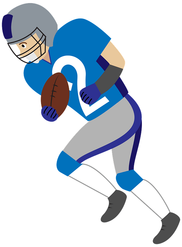 Detail American Football Spieler Nomer 2