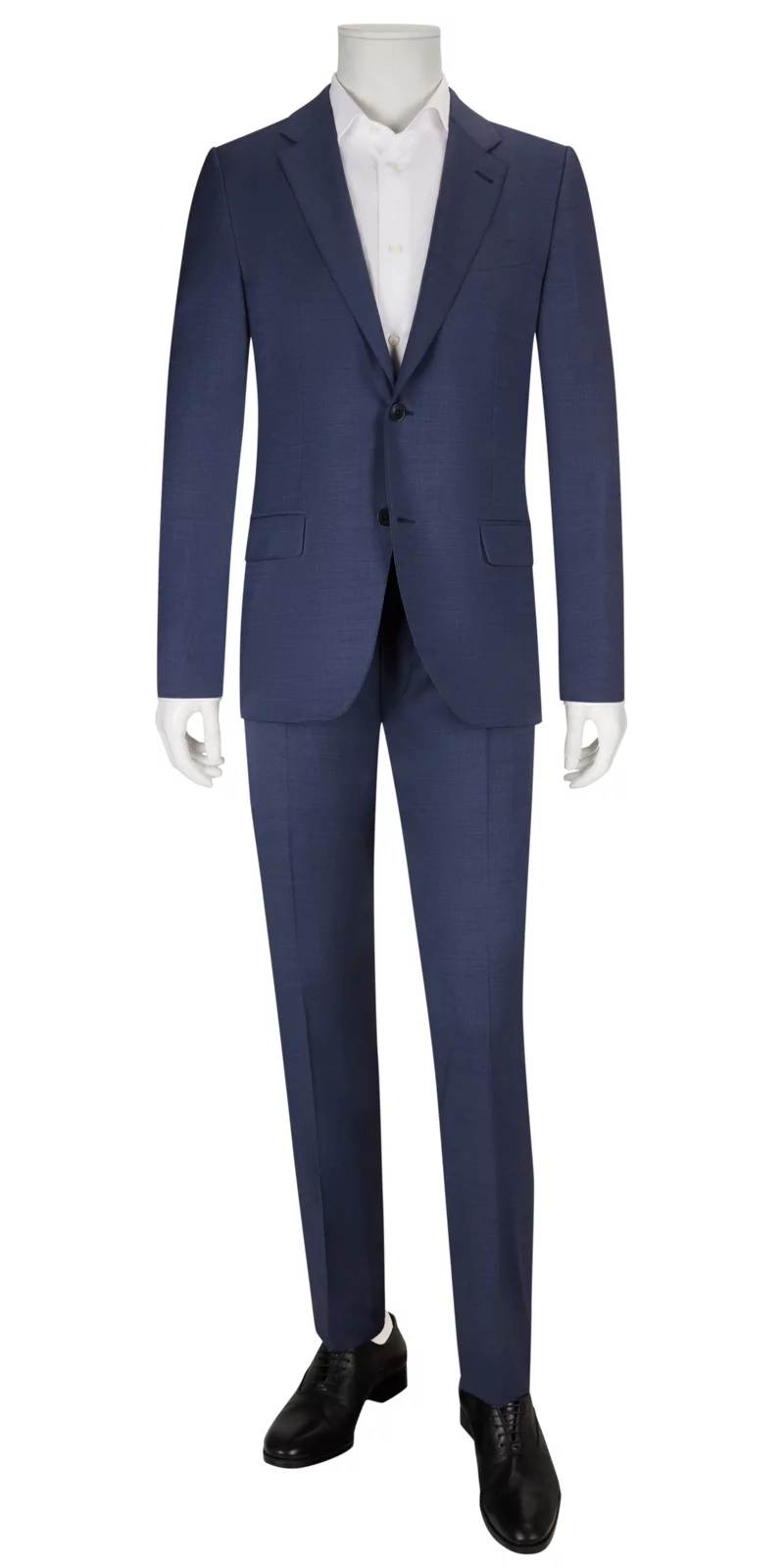 Detail Blauer Anzug Hemd Nomer 21