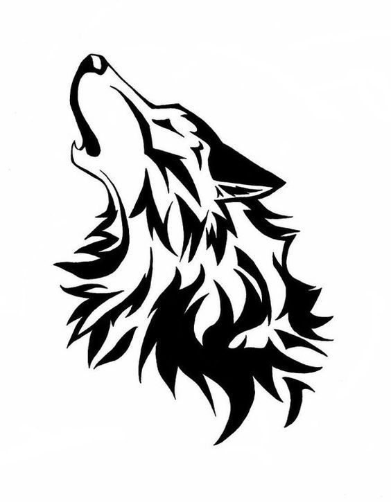 Detail Mandala Tiere Wolf Nomer 17