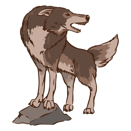 Detail Mandala Tiere Wolf Nomer 23