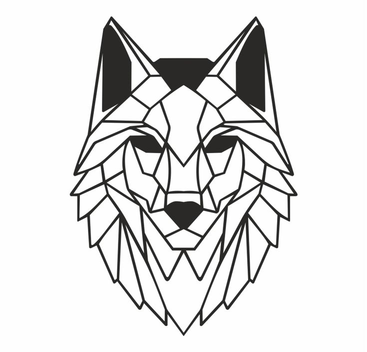 Detail Mandala Tiere Wolf Nomer 3