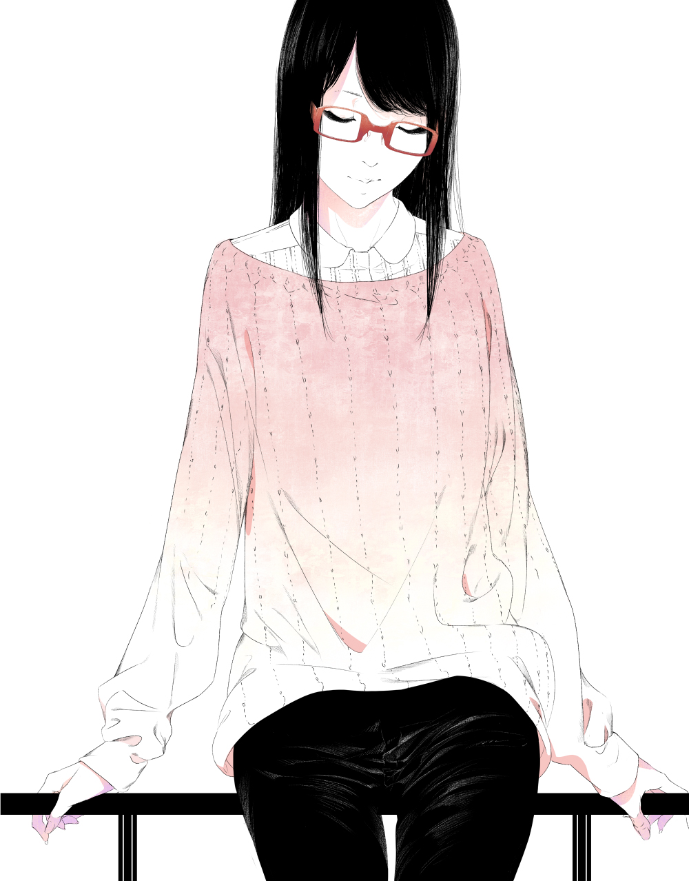 Detail Anime Sweater Drawing Nomer 11