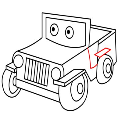 Detail Auto Von Hinten Zeichnen Nomer 13